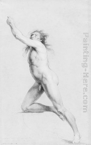 Study from Life Nude Male painting - John Trumbull Study from Life Nude Male art painting
